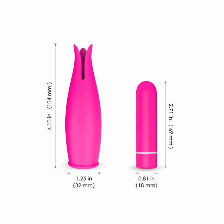 Rechargeable bud bullet vibrator