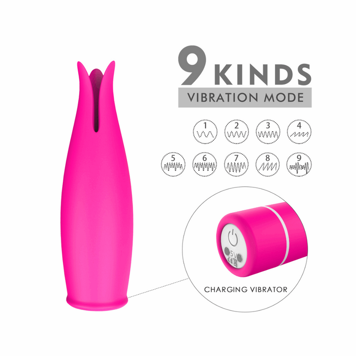 Rechargeable bud bullet vibrator