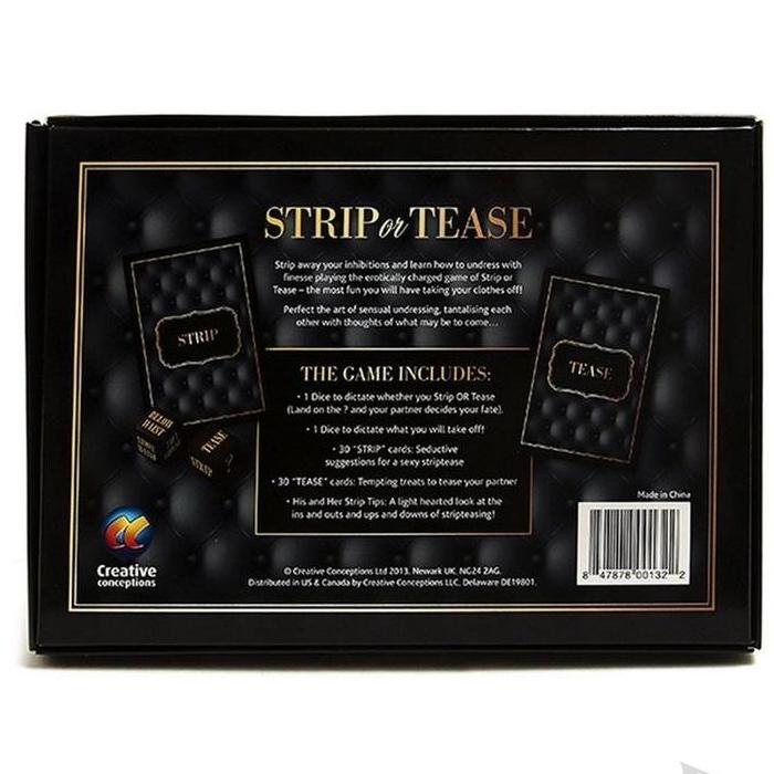 Strip or Tease Card Game