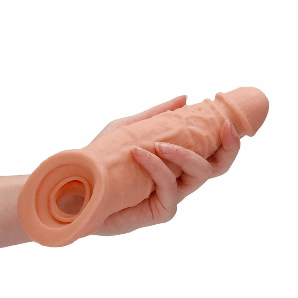 Penis Extender with Rings 8 inches - Vanilla