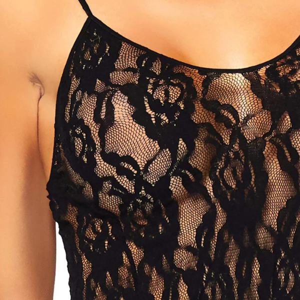 Rose Lace Flair Chemise O/S