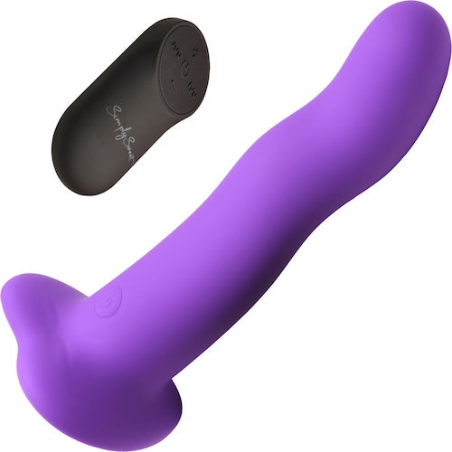21X Vibrating Wavy Rechargeable Silicone Dildo with Remote