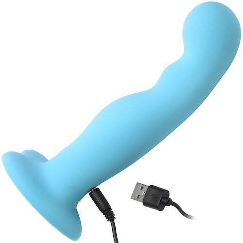 21X Vibrating Thick Rechargeable Silicone Dildo with Remote