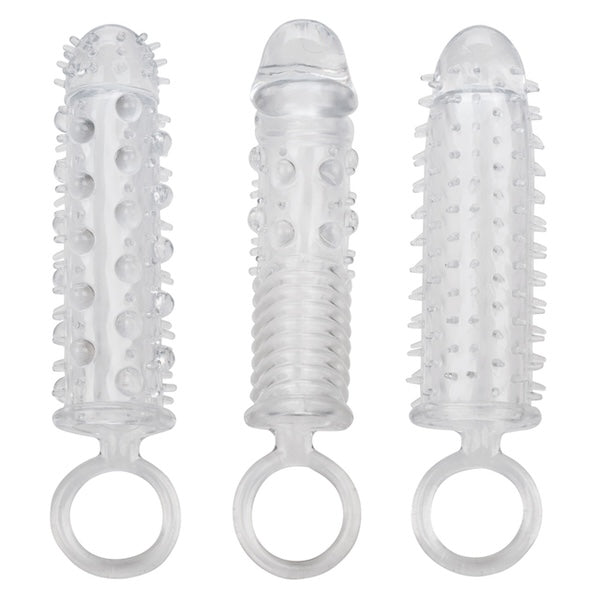 Textured Extension Sleeves 3 Piece Kit - Clear -  [SHOP KNOCKFIRST]