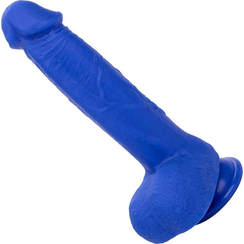 Vibrating Captain Rechargeable Silicone Dildo 8in