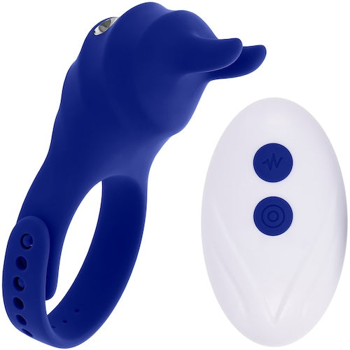 Adjustable Fun Ring Rechargeable Silicone Cock Ring