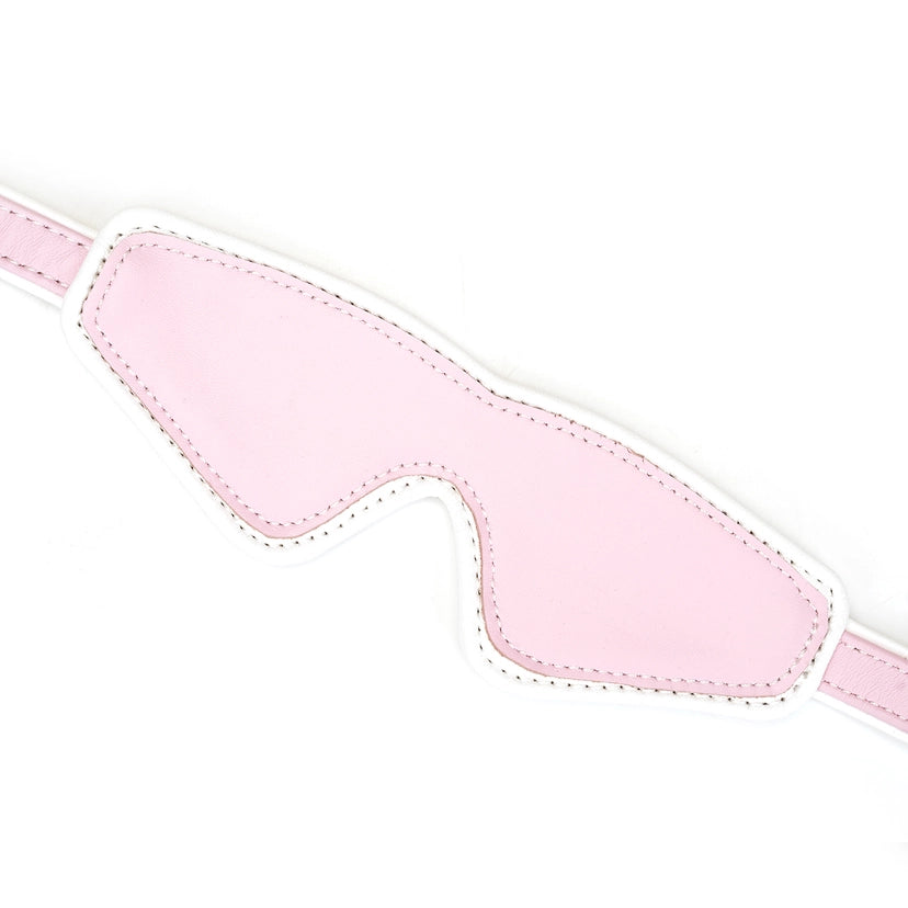 Pink Fairy Leather Blindfold