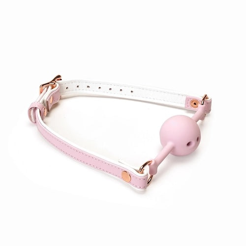 Pink Fairy Leather Ball Gag